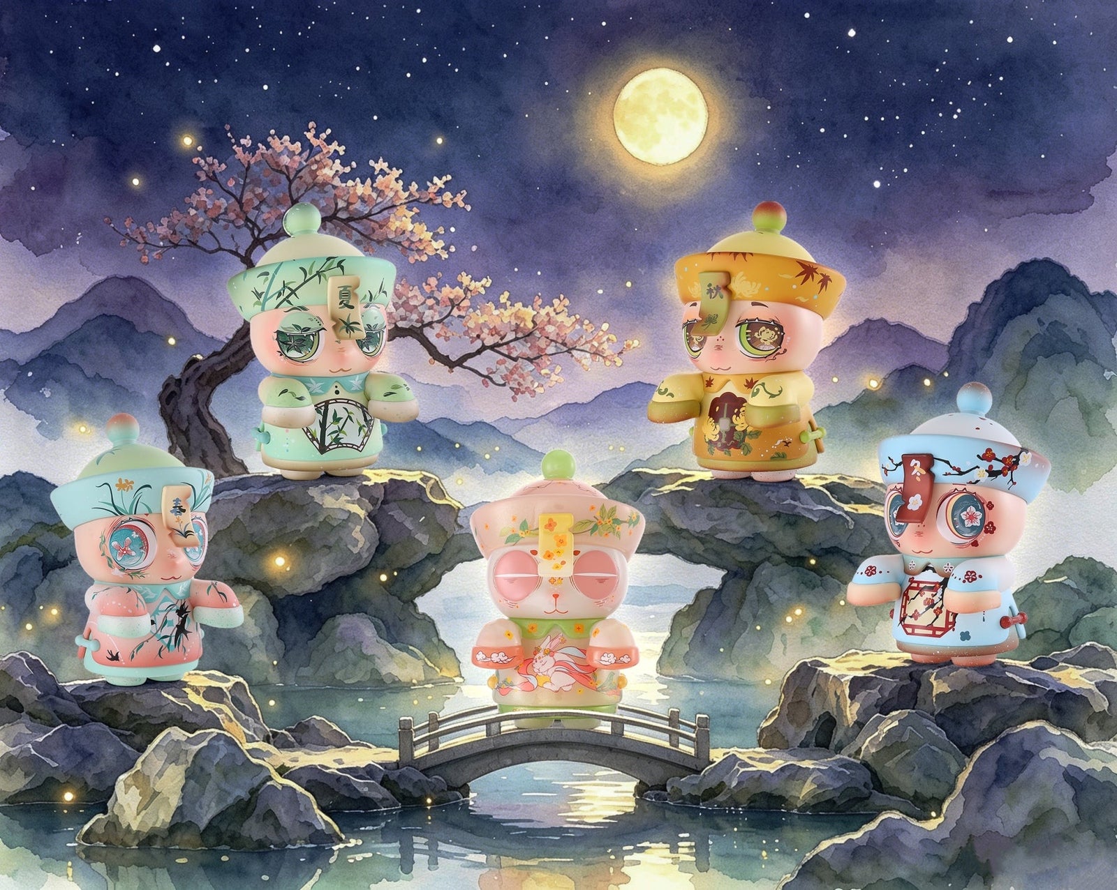 China Moe Town x OPanDee Zombie Party "The Seasons Collection"-Single Box (Random)-China Moe Town x OPanDee-Ace Cards & Collectibles