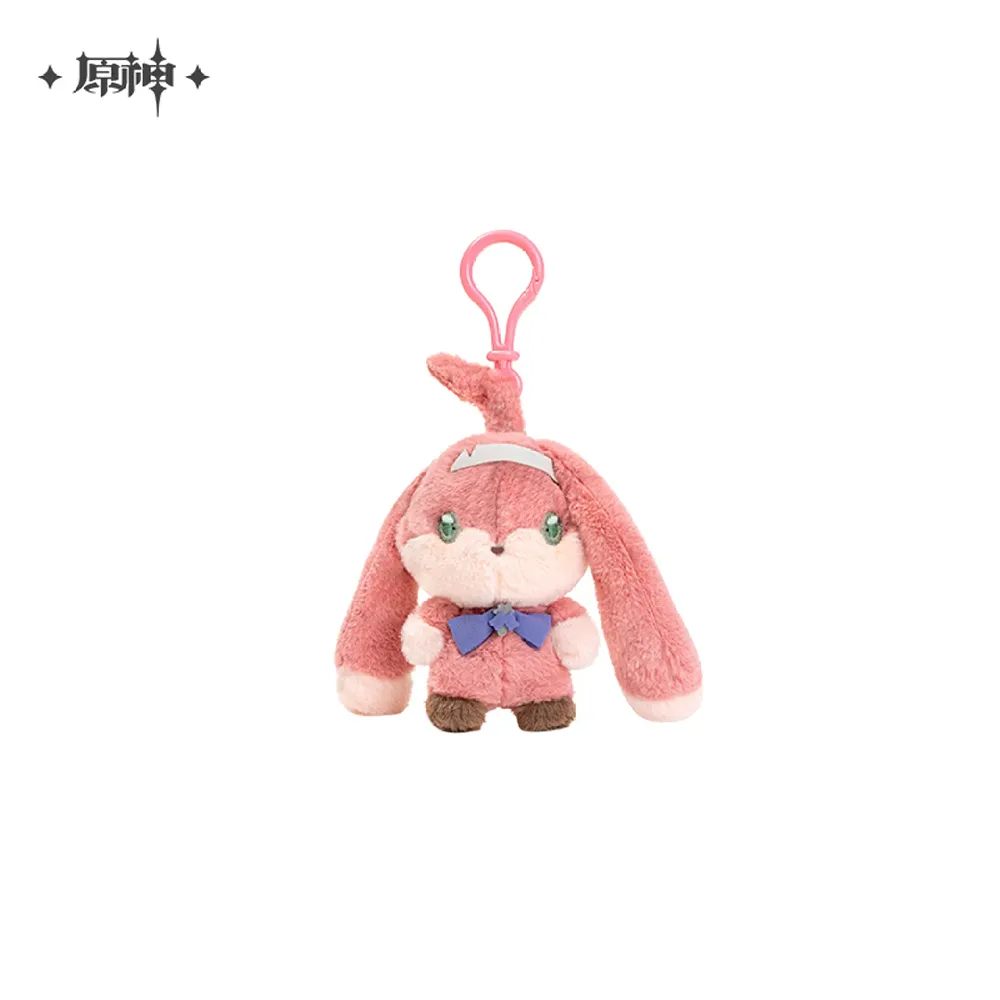 miHoYo Genshin Impact House of the Hearth Rabbit Arlecchino & Clervie Plushie / Keychain