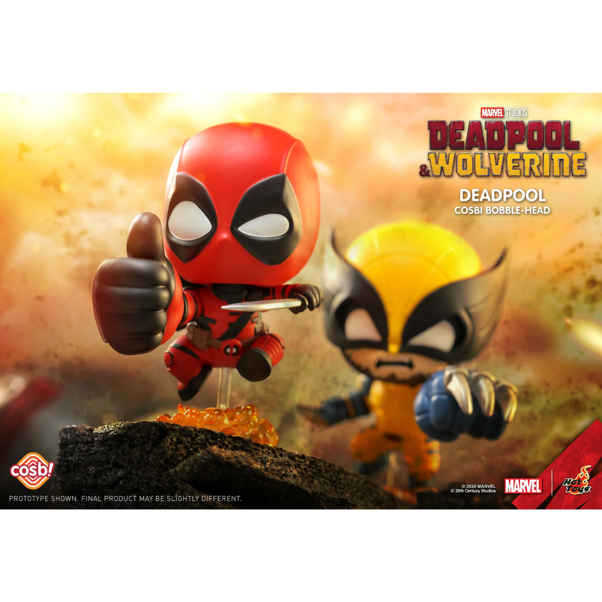 Deadpool & Wolverine Cosbi Bobble Head Collection-Single Box (Random)-Cosbi-Ace Cards & Collectibles