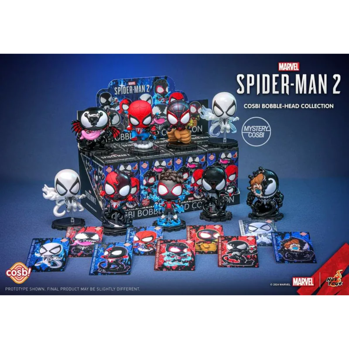Marvel's Spider-Man 2 Cosbi Bobble-Head Collection-Single Box (Random)-Cosbi-Ace Cards & Collectibles