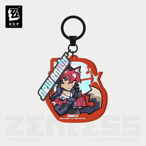 miHoYo Zenless Zone Zero New Eridu Series Chibi Acrylic Keychain: Spook Shack