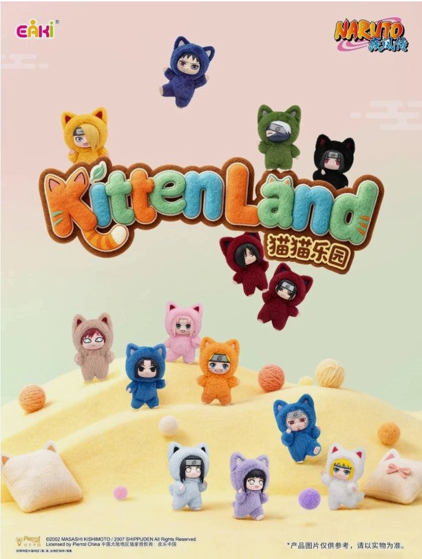 EAKI x Naruto Shippuden Kitten Land Series Plush Doll Blind Box
