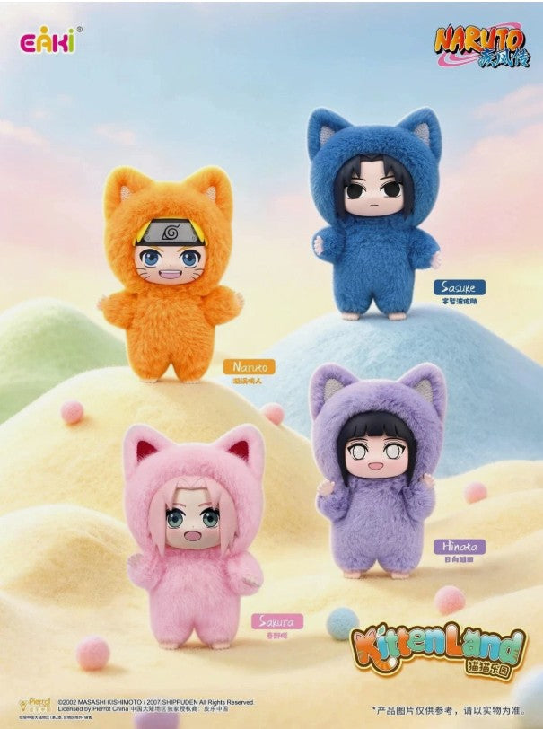 EAKI x Naruto Shippuden Kitten Land Series Plush Doll Blind Box