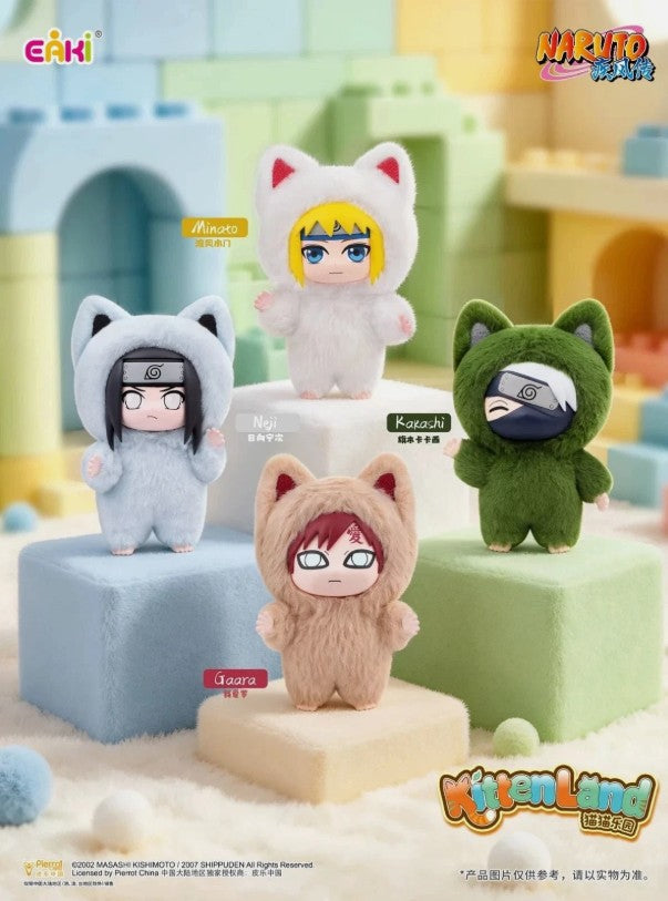 EAKI x Naruto Shippuden Kitten Land Series Plush Doll Blind Box