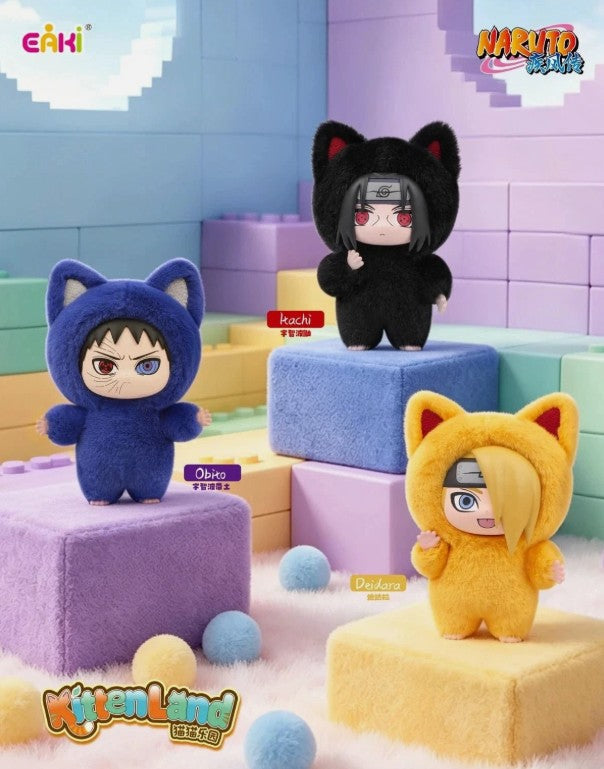 EAKI x Naruto Shippuden Kitten Land Series Plush Doll Blind Box