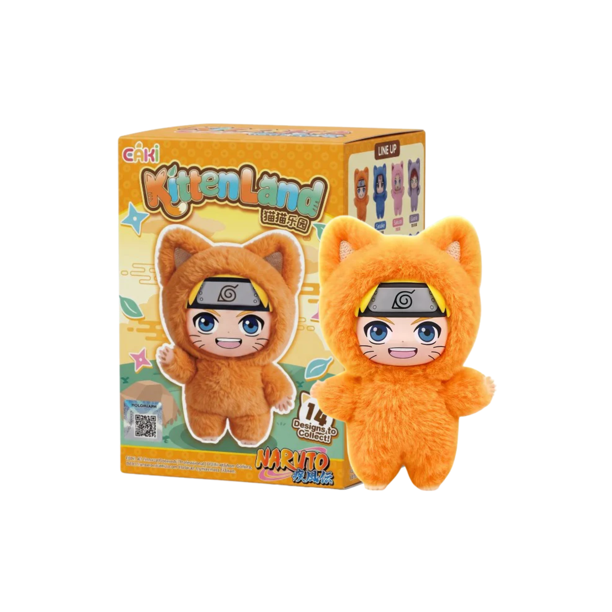 EAKI x Naruto Shippuden Kitten Land Series Plush Doll Blind Box