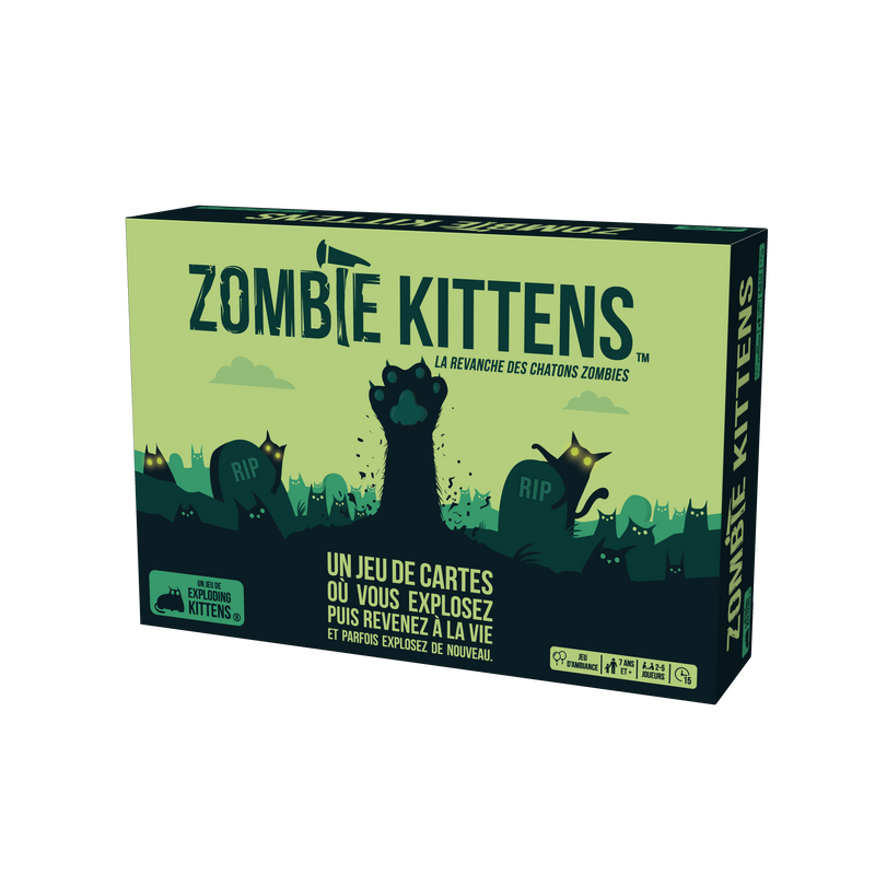 Exploding Kittens Board Game Zombie Kittens EN