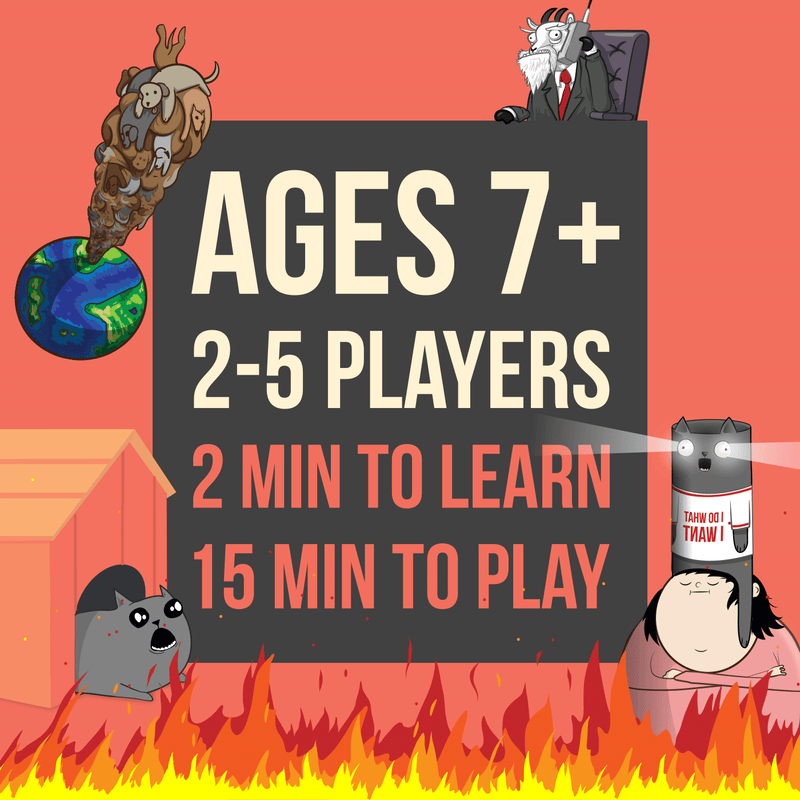 Exploding Kittens Board Game Barking Kittens: Expansion EN