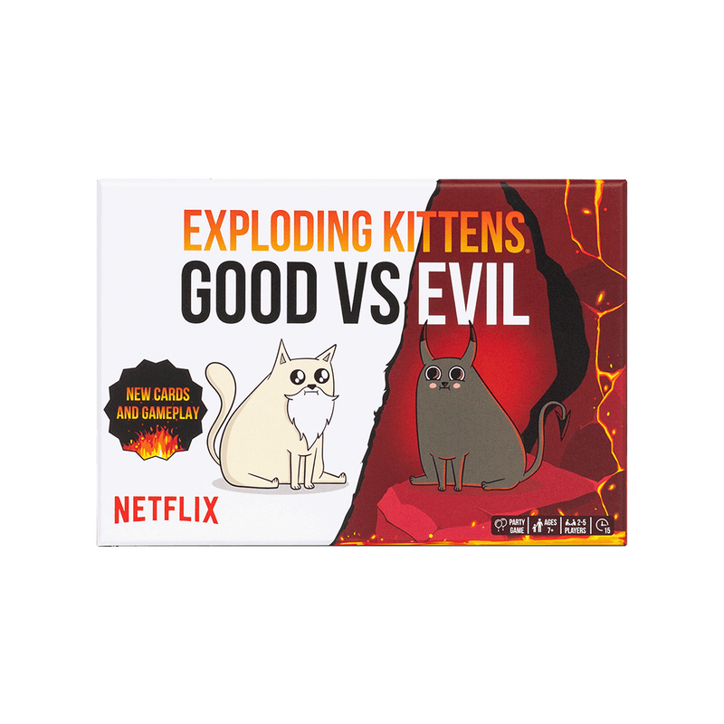 Exploding Kittens Board Game Good vs Evil