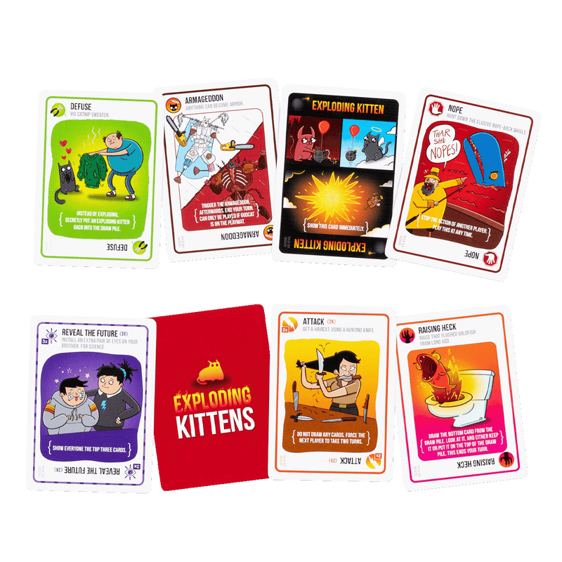 Exploding Kittens Board Game Good vs Evil