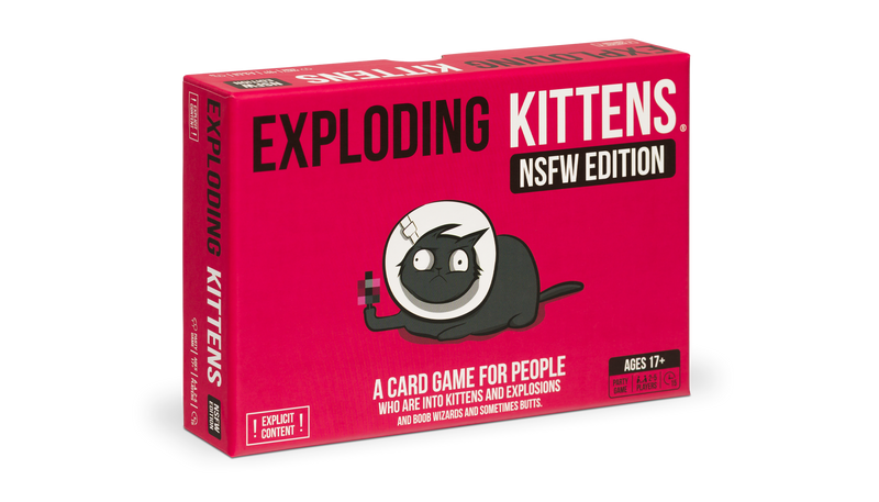 Exploding Kittens Board Game NSFW Edition EN