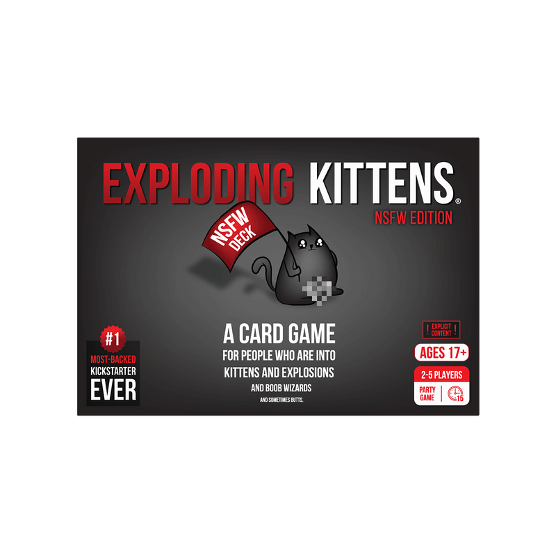 Exploding Kittens Board Game NSFW Edition EN