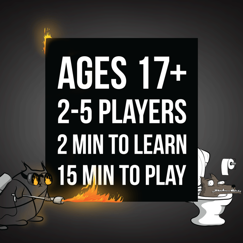 Exploding Kittens Board Game NSFW Edition EN