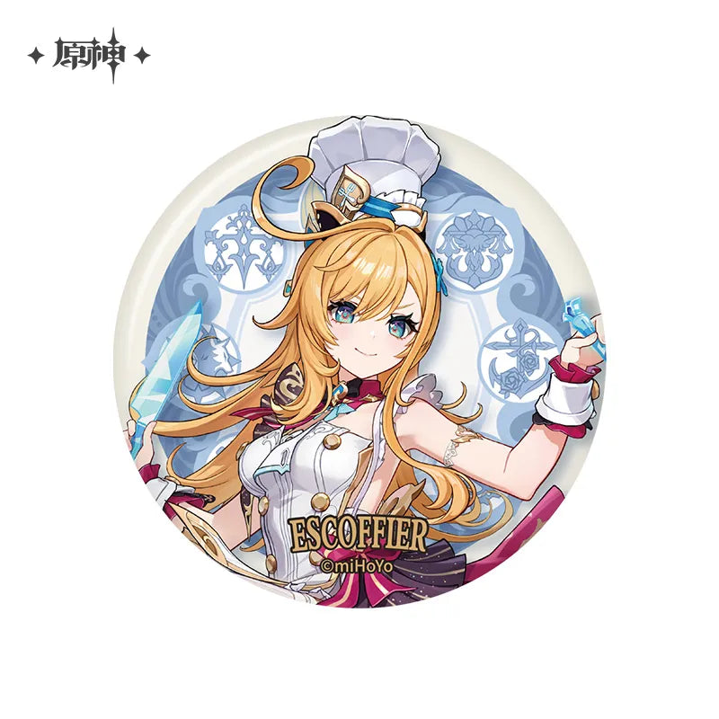 miHoYo Genshin Impact Character Tin Badge Court of Fontaine