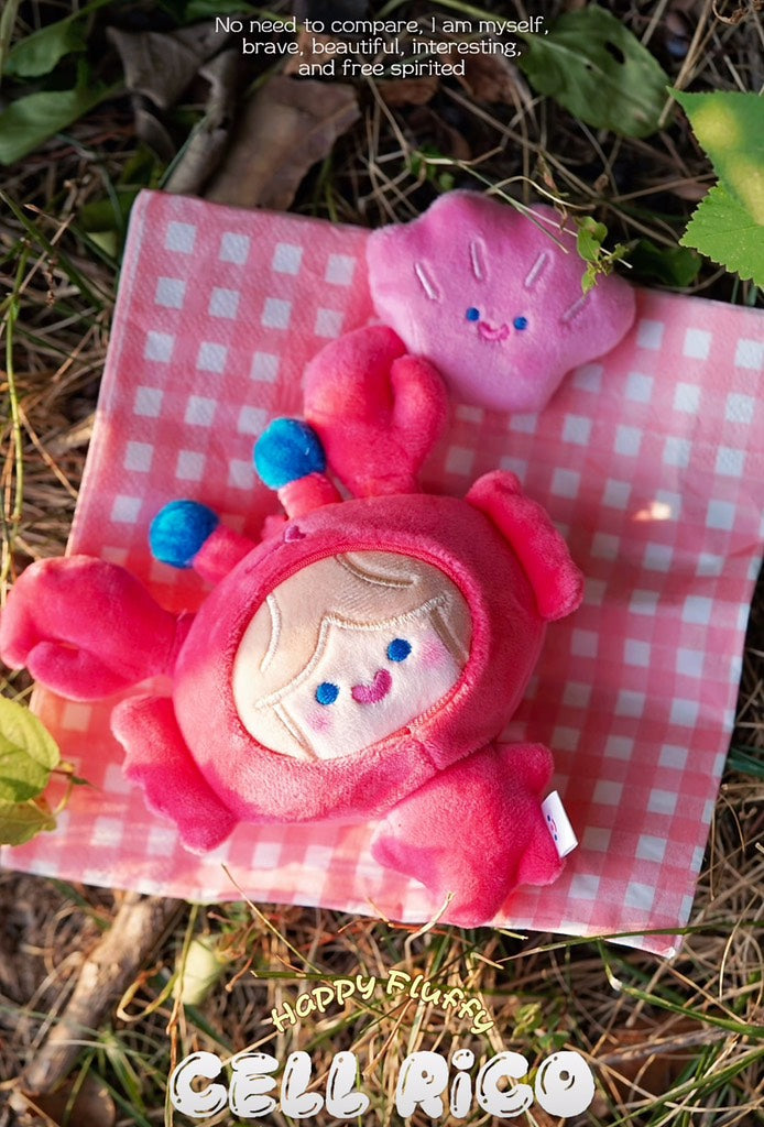 FINDING UNICORN X CELL RiCO Happy Fluffy Series Plush Blind Box-Single Box (Random)-Finding Unicorn-Ace Cards & Collectibles