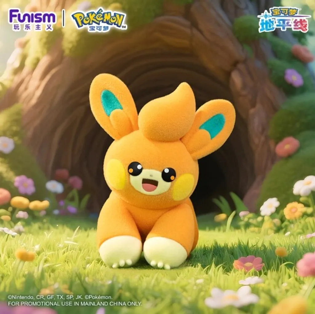 FUNISM x Pokemon Figurines Flocked Series-Pawmi-Funism-Ace Cards & Collectibles