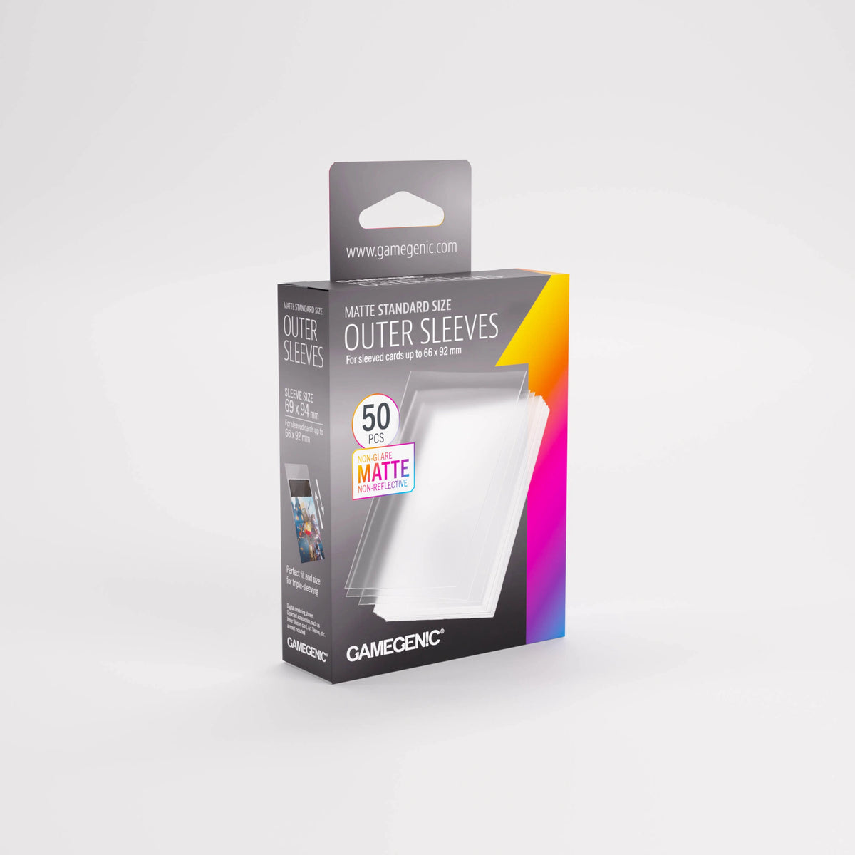 Gamegenic Sleeve Standard Size 50pcs "Matte Outer Sleeves" (NEW 2026)