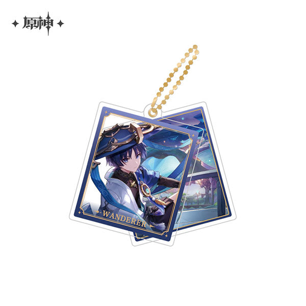 miHoYo Genshin Impact Slide Acrylic Keychain Series