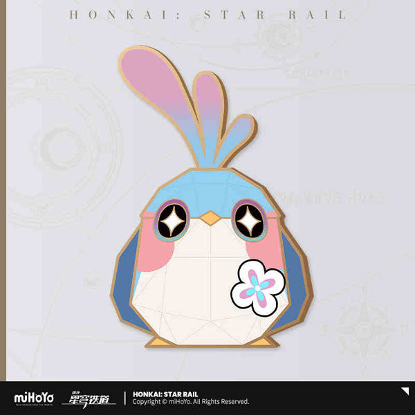 Honkai: Star Rail Origami Bird Clash Metal Bookmark