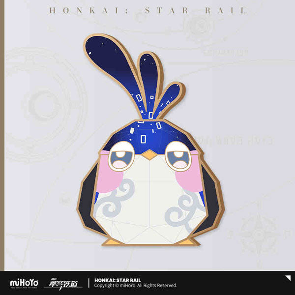 Honkai: Star Rail Origami Bird Clash Metal Bookmark