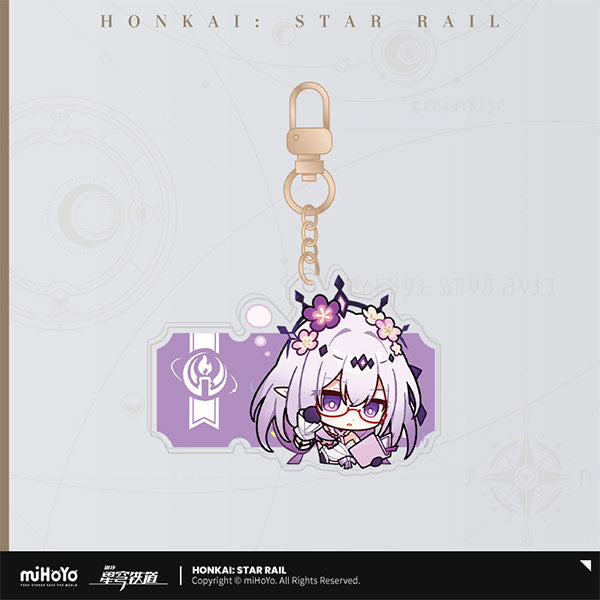 Honkai: Star Rail Pom-Pom Gallery Sticker Keychain