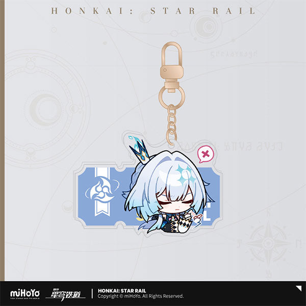 Honkai: Star Rail Pom-Pom Gallery Sticker Keychain