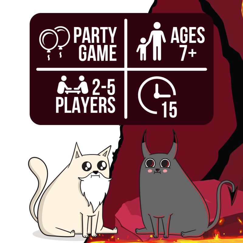 Exploding Kittens Board Game Good vs Evil