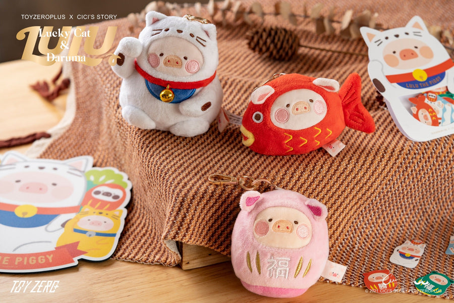ToyZeroPlus x Lulu Lucky Cat Series - Plush Keychain