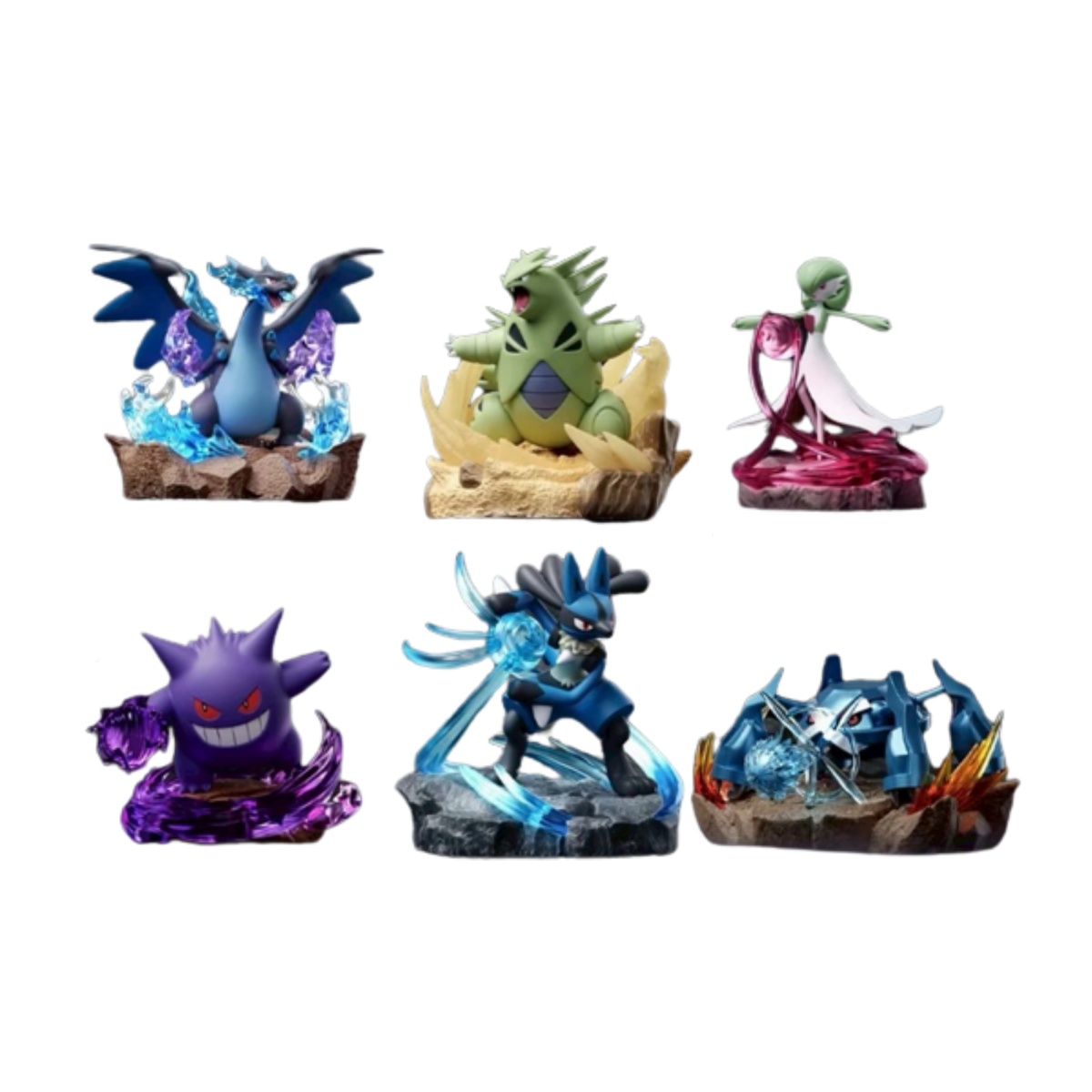 Pokemon Full Power Battle Mini Scene Figure-Mega Char X-Holly Box-Ace Cards & Collectibles