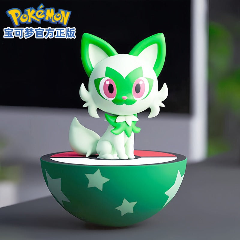 Pokemon Row Sitting Tumbler Series Ornaments-Sprigatito-Holly Box-Ace Cards & Collectibles
