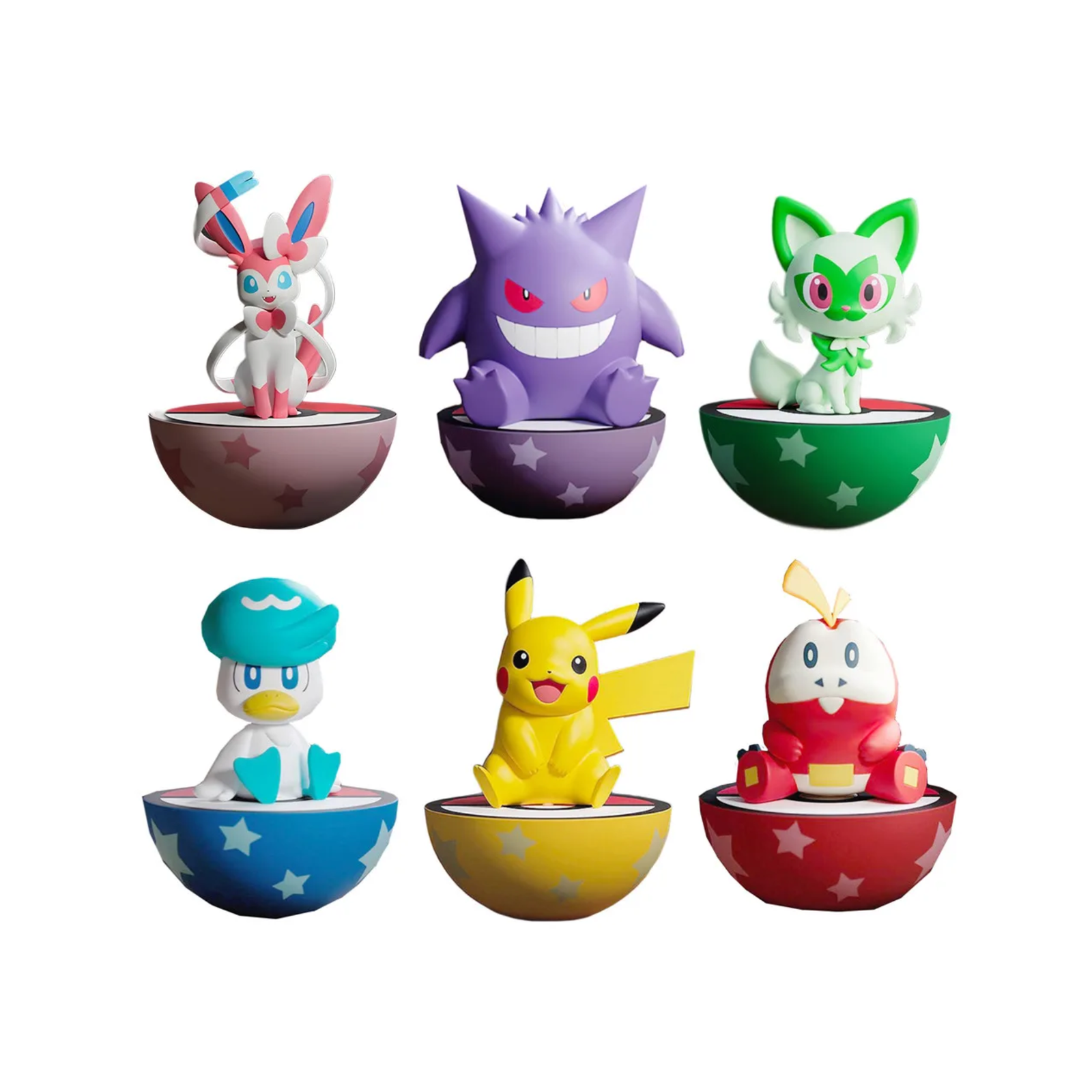 Pokemon Row Sitting Tumbler Series Ornaments-Sylveon-Holly Box-Ace Cards & Collectibles