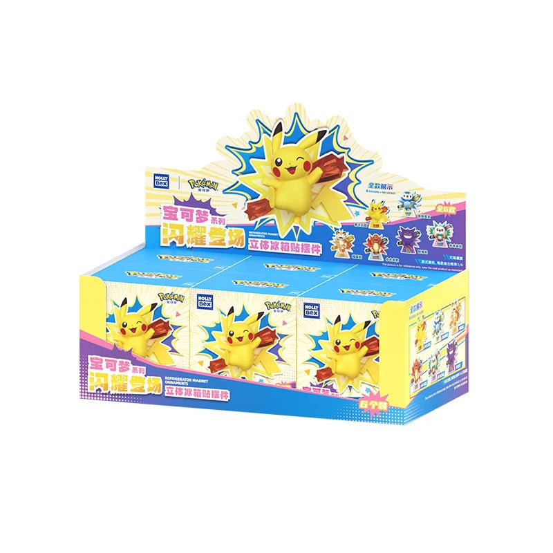 Pokemon Shining Arrival Fridge Magnet Blind Box-Whole Box (6pcs)-Holly Box-Ace Cards & Collectibles