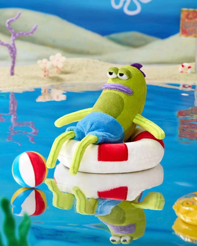 Spongebob “A Day in the Life of a Bikini Bottom Resident Series” Plush Blind Box-Single Box (Random)-Holly Box-Ace Cards & Collectibles