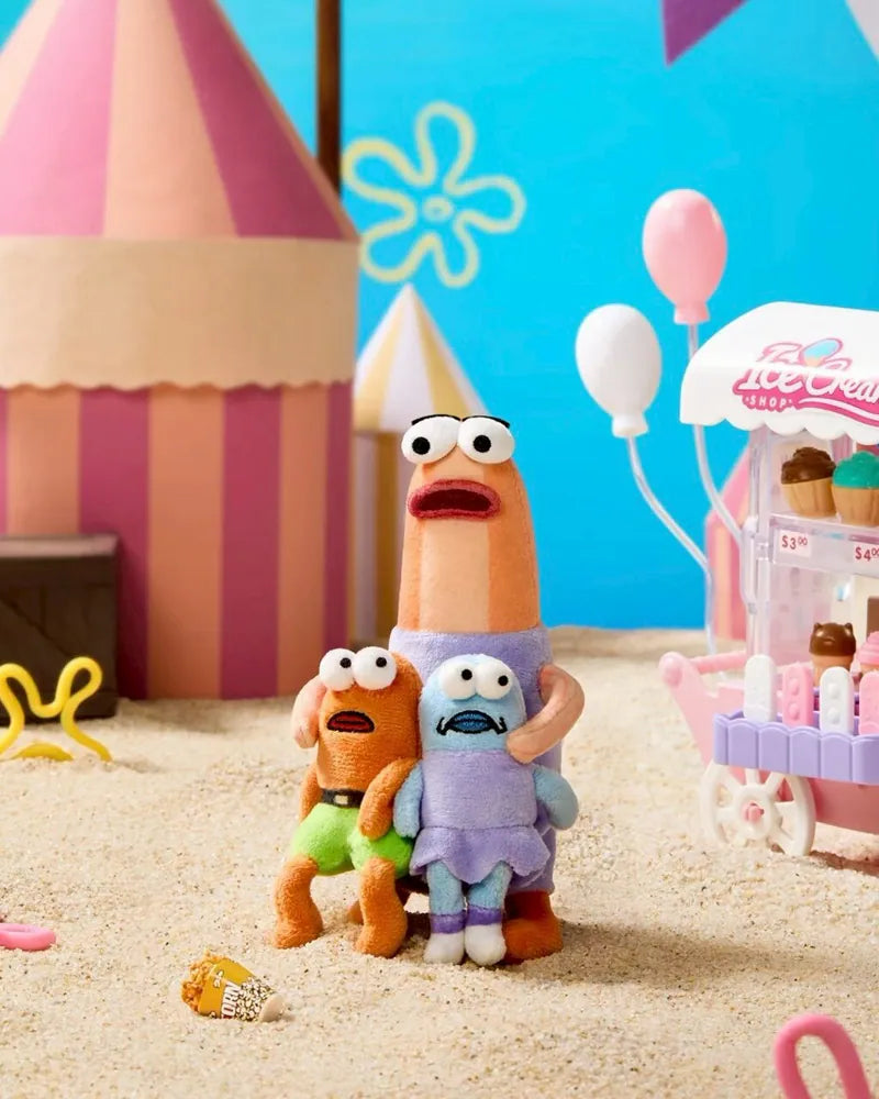 Spongebob “A Day in the Life of a Bikini Bottom Resident Series” Plush Blind Box-Single Box (Random)-Holly Box-Ace Cards & Collectibles
