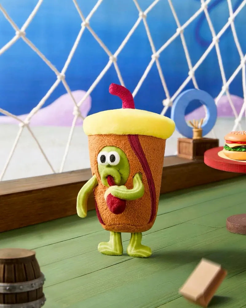 Spongebob “A Day in the Life of a Bikini Bottom Resident Series” Plush Blind Box-Single Box (Random)-Holly Box-Ace Cards & Collectibles