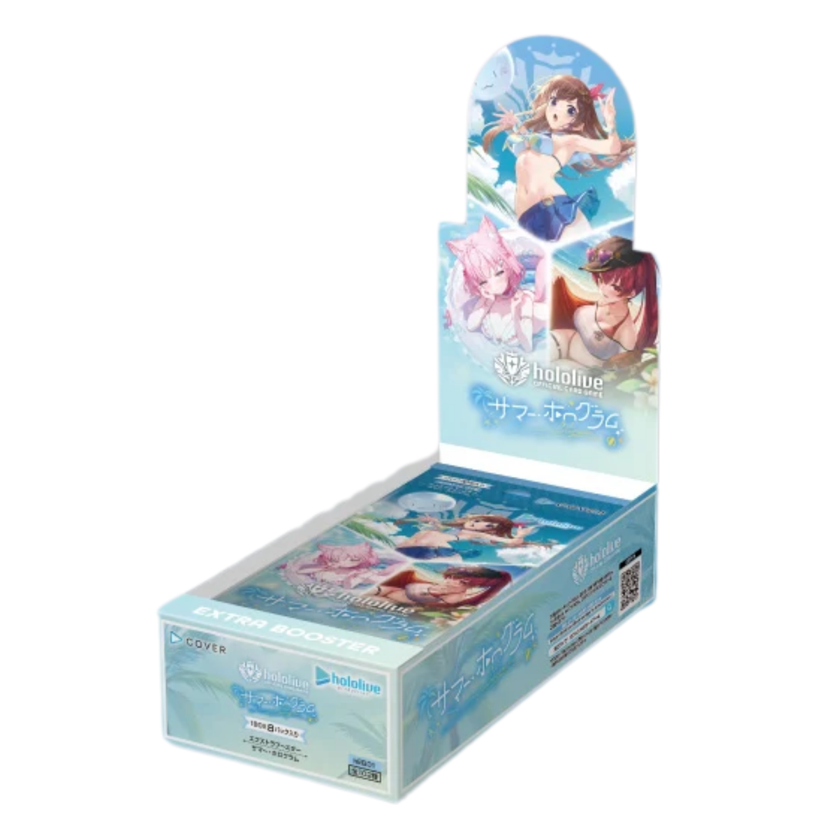 Hololive TCG : Official Card Game Extra Booster [hOCG-hEB01] "Summer Hologram"-Booster Box (8pcs)-Hololive Production-Ace Cards & Collectibles