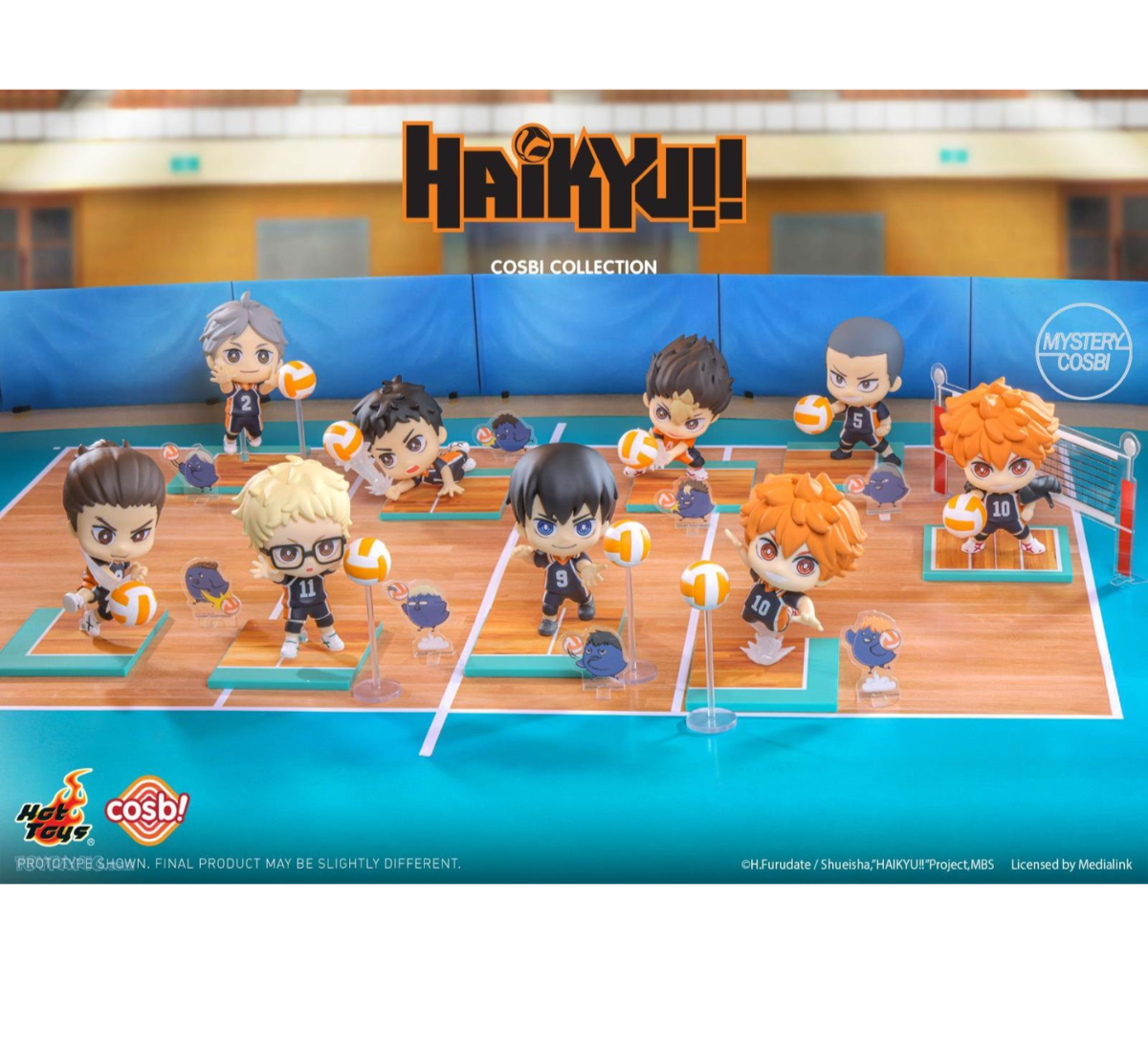 Haikyu!! Cosbi Collection Series-Whole Box (8pcs)-Hot Toys-Ace Cards & Collectibles