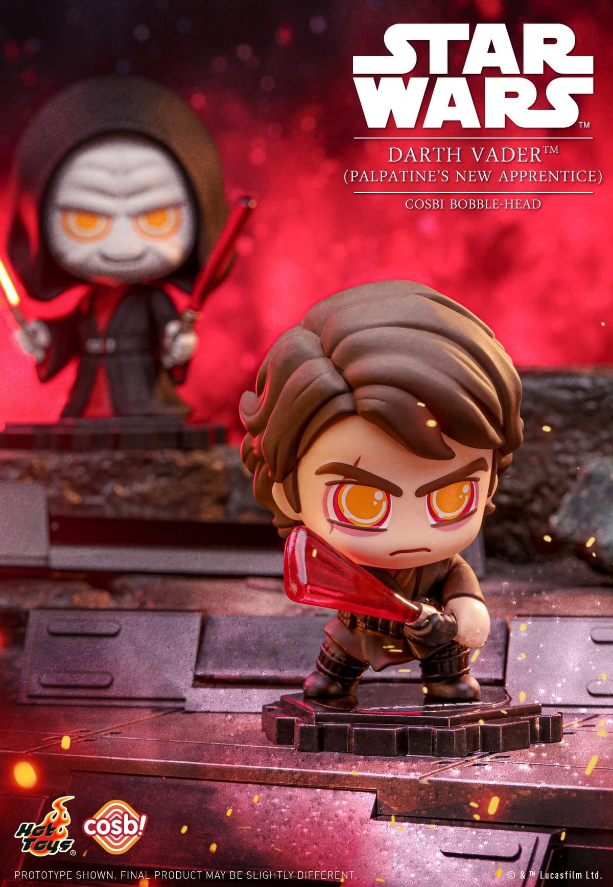 Star Wars Dark Side Cosbi Bobble-Head Collection-Single Box (Random)-Hot Toys-Ace Cards & Collectibles