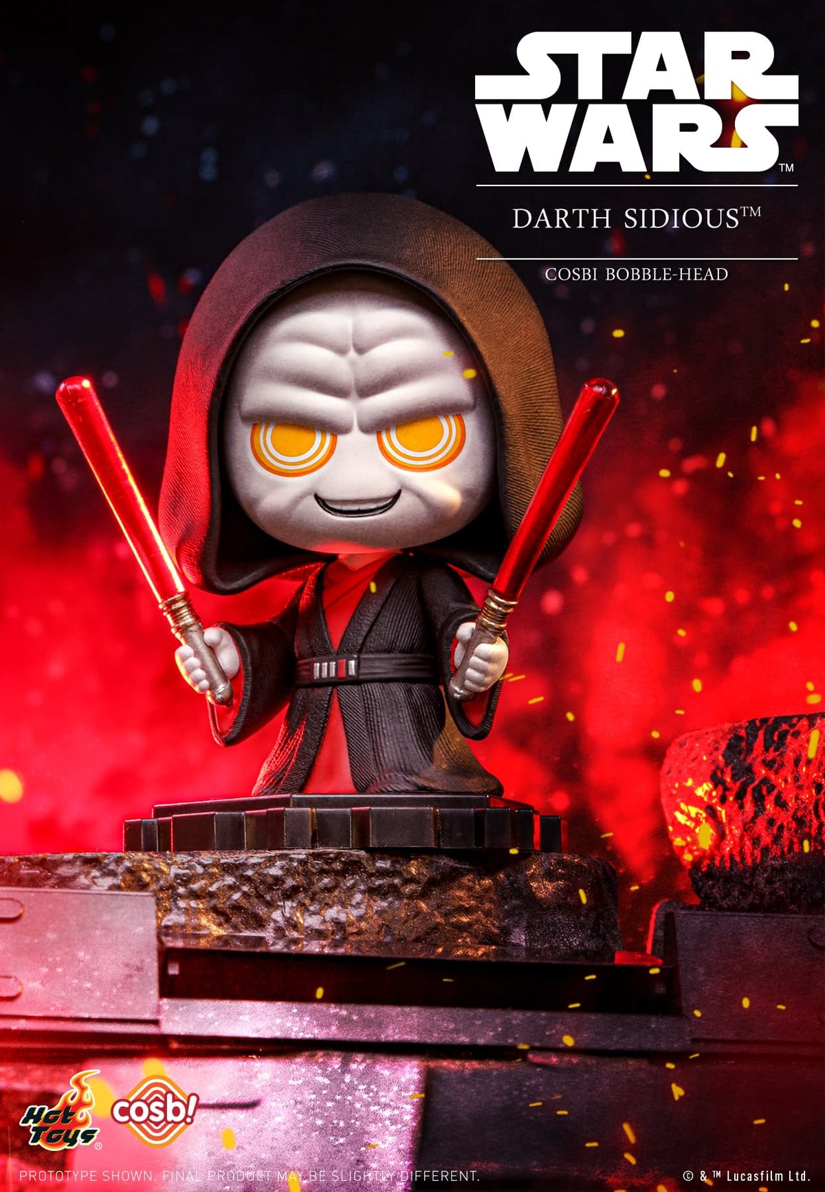 Star Wars Dark Side Cosbi Bobble-Head Collection-Single Box (Random)-Hot Toys-Ace Cards & Collectibles
