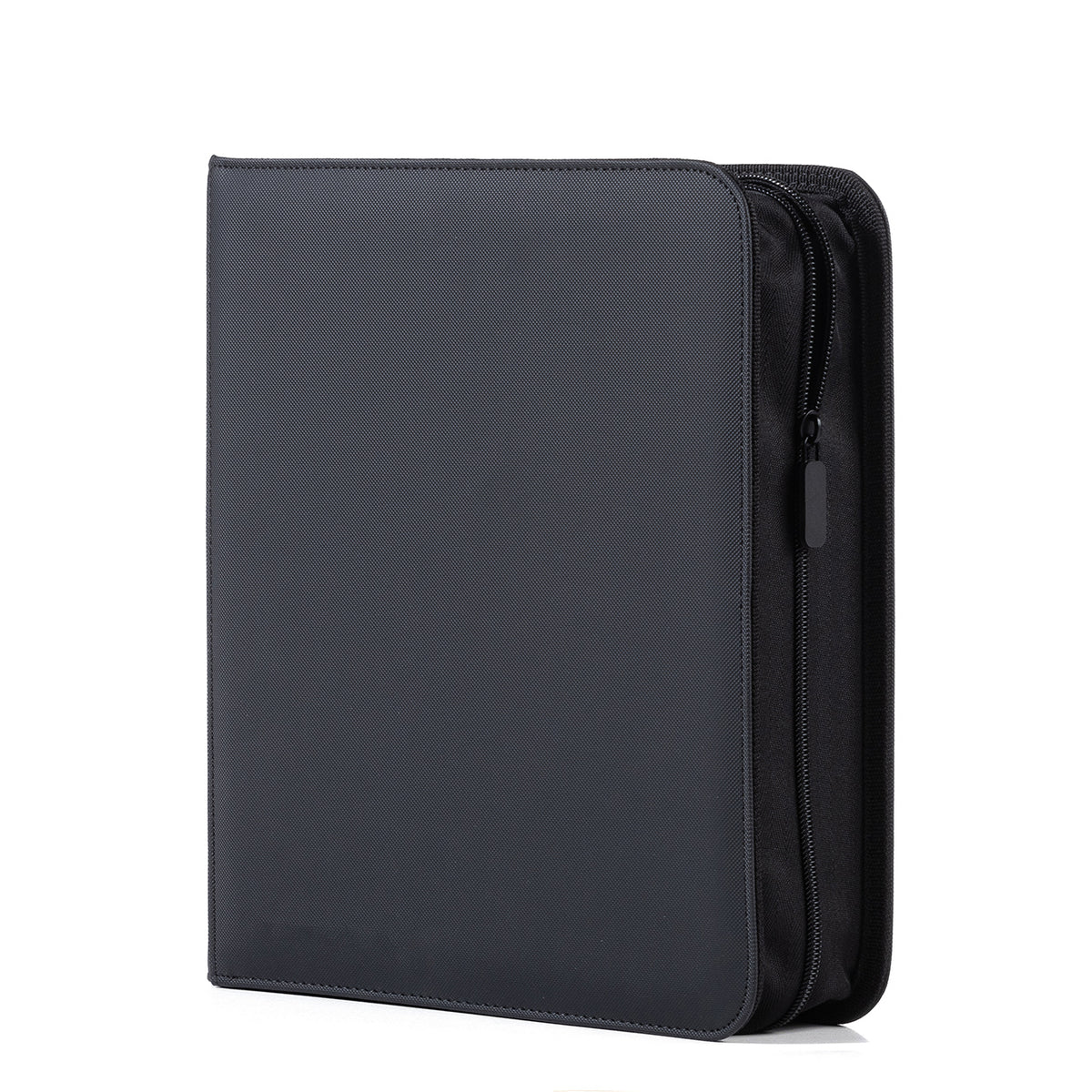 PYP Zip Folio 4-Pocket Toploader PU Leather Card Binder