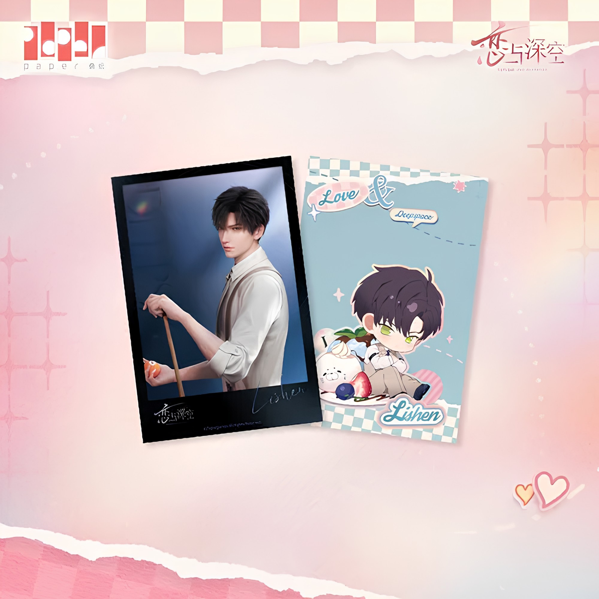 Infold Games Love And Deepspace "Heart Whispers Series" Postcard Sets-Zayne-Infold Games-Ace Cards & Collectibles