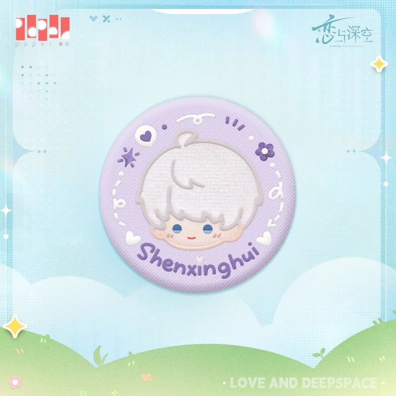 Love And Deepspace "Wandering Moments Embroidered Series" Badges-Xavier-Infold Games-Ace Cards & Collectibles