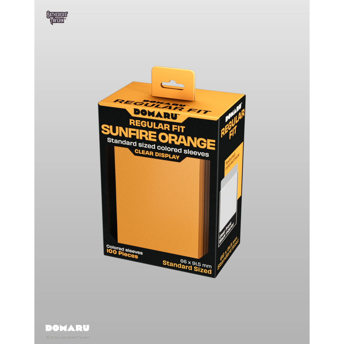 Gatherer's Tavern DOMARU Regular Standard Size Fit Sleeves "Sunfire Orange"
