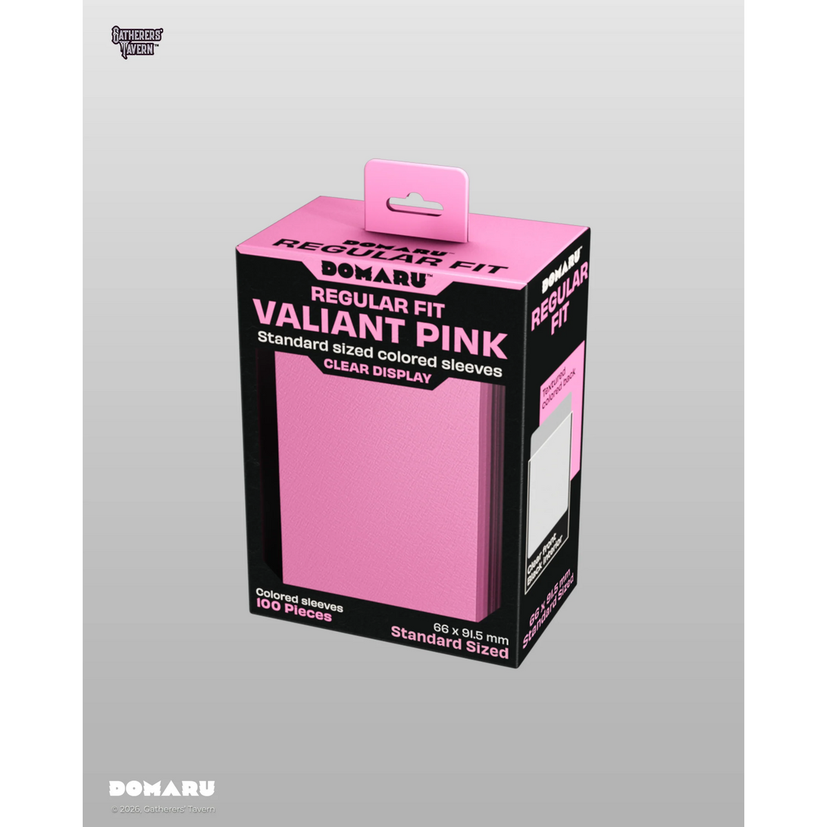 Gatherer's Tavern DOMARU Regular Standard Size Fit Sleeves "Valiant Pink"