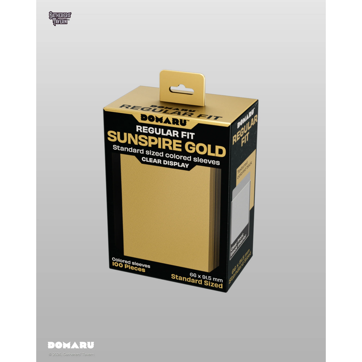 Gatherer's Tavern DOMARU Regular Standard Size Fit Sleeves "Sunspire Gold"