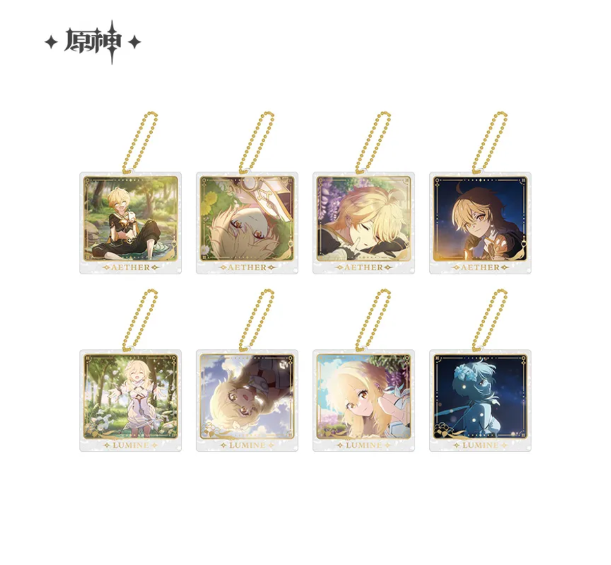 miHoYo Genshin Impact The Road Not Traveled Hanging Acrylic Keychain Series