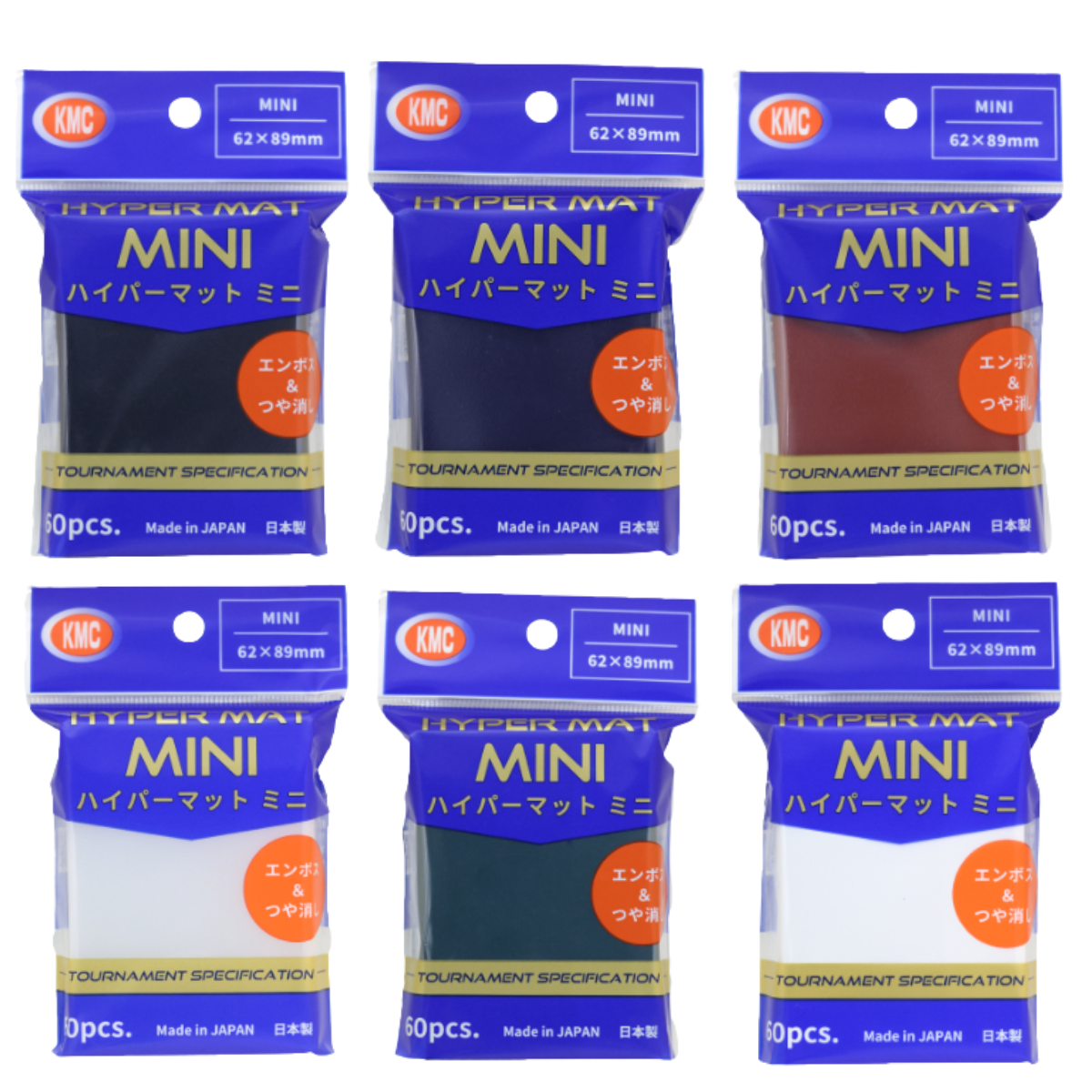 KMC Sleeve Card Barrier Mini Size "Hyper Mat" (New 2025)