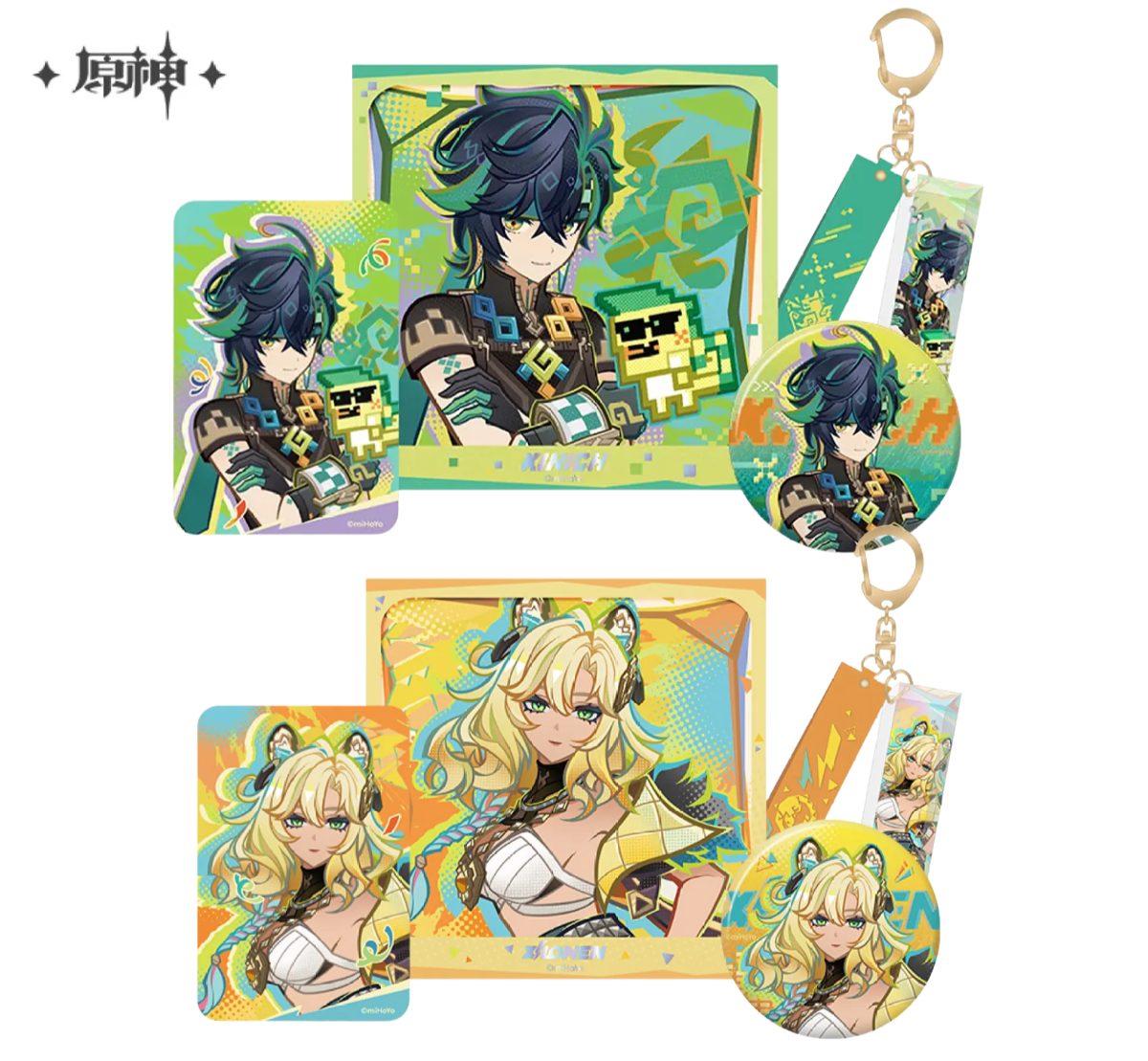 miHoYo Genshin Impact "Emblem of Steadfast Valor Kinich & Xilonen" Merchandise