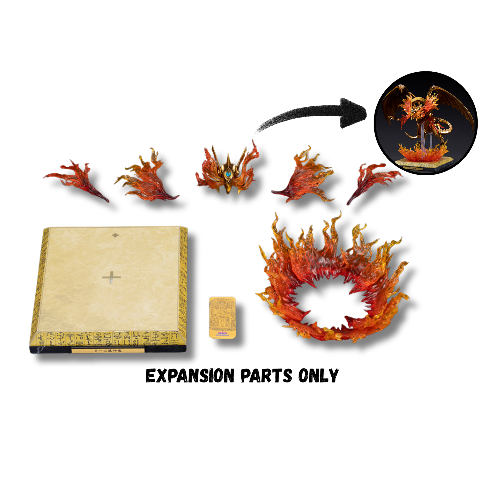 Kotobukiya x The Winged Dragon of Ra Egyptian God Statue Expansion Parts Set-Kotobukiya-Ace Cards & Collectibles