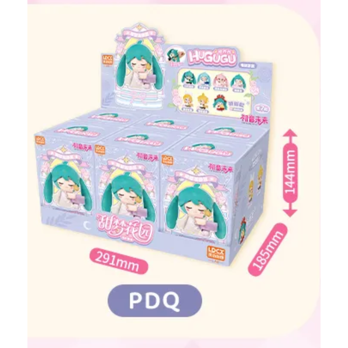 LDCX x Hagugu Hatsune Miku Vol.1 – Sweet Dream Garden Series Plush Blind Box-Whole box (6pcs)-LDCX LAB-Ace Cards & Collectibles